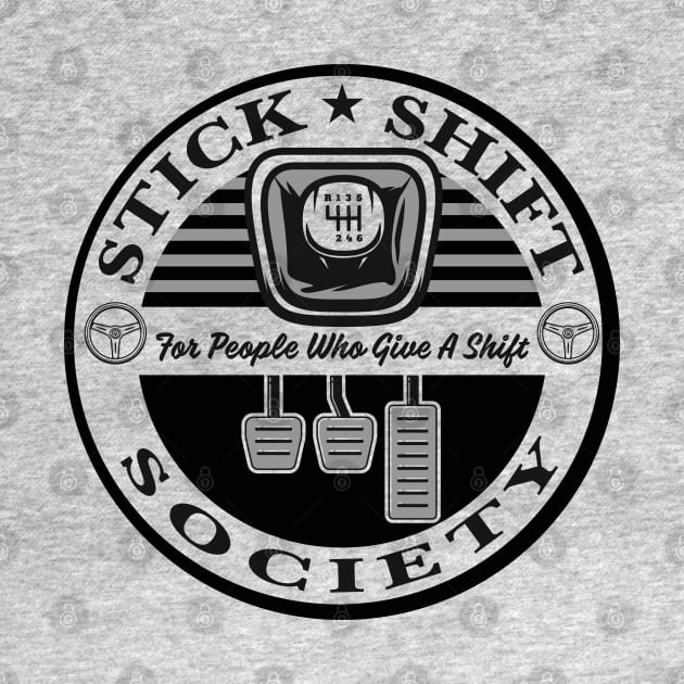 Stick Shift Society by Alema Art